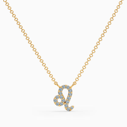 Diamond Leo Necklace