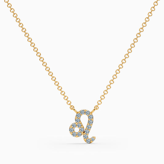 Diamond Leo Necklace