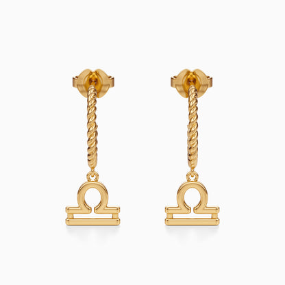 Libra Dangle Earrings
