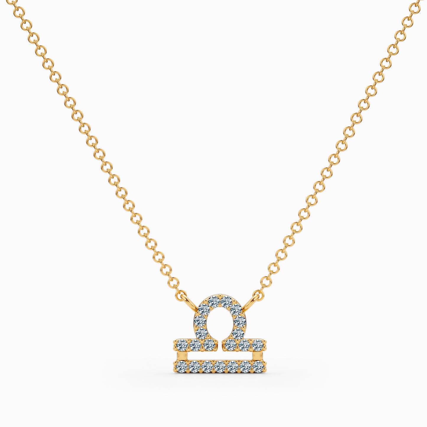 Diamond Libra Necklace
