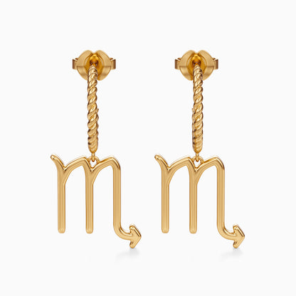 Large Scorpio Dangle Earrings