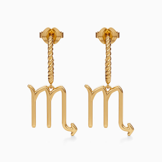 Large Scorpio Dangle Earrings