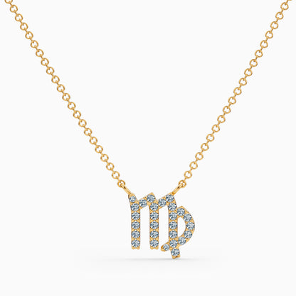 Diamond Virgo Necklace