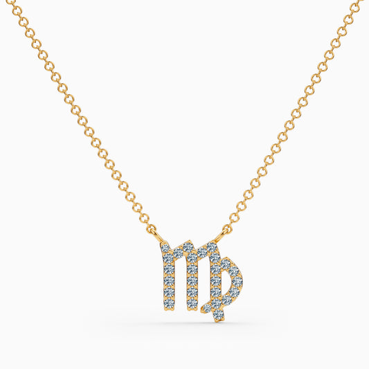 Diamond Virgo Necklace